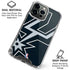NBA San Antonio Spurs Large Logo iPhone 16 Pro Clear Case